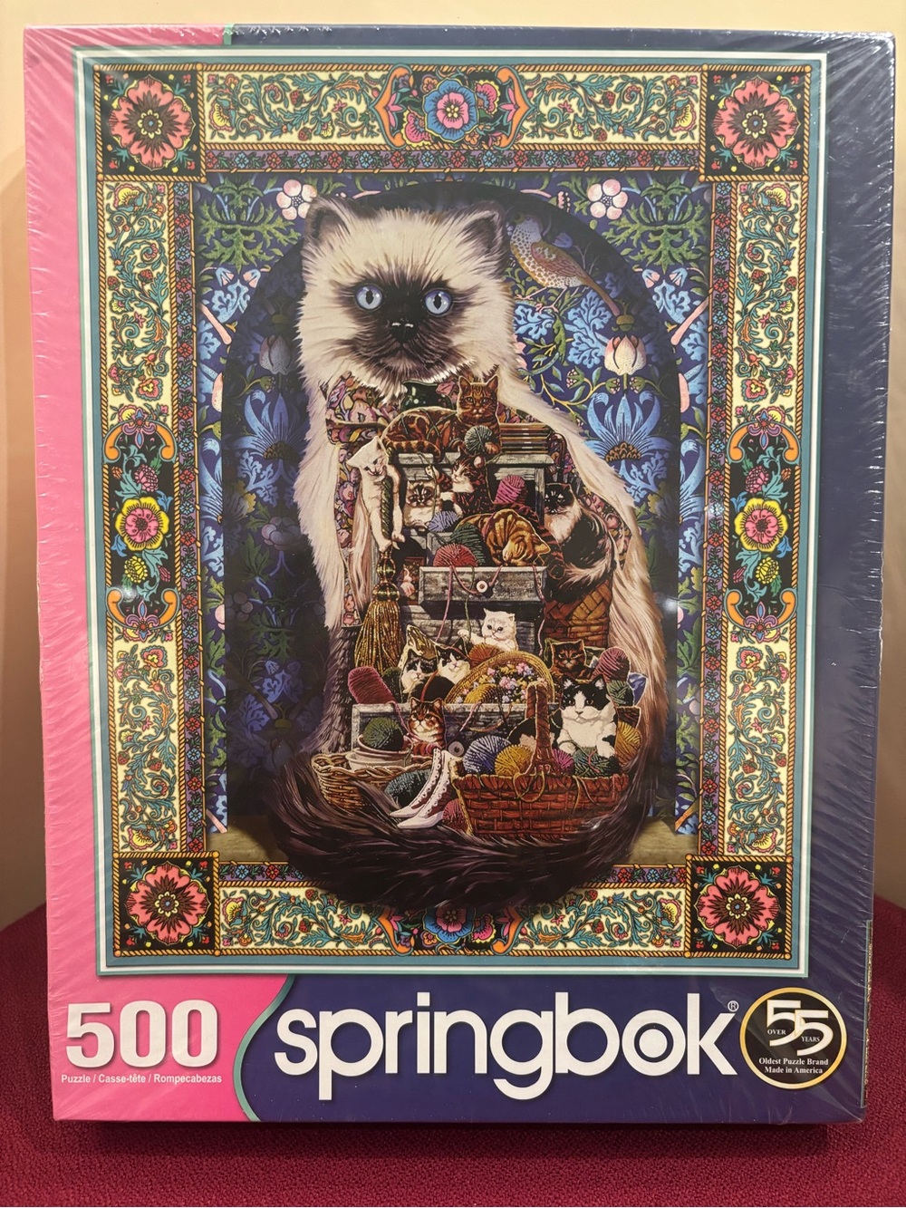 Springbok Cats Galore 500 Piece Jigsaw Puzzle NEW in sealed box. Made In USA.